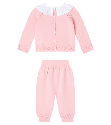 Baby Baya wool cardigan and pants set  | La Coqueta