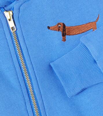 Baby embroidered cotton onesie | Mini Rodini