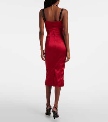 Bustier-Kleid aus Satin | Dolce&Gabbana