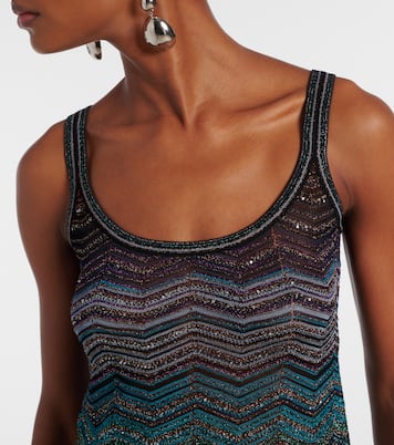 Zigzag lamé top | Missoni
