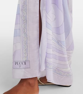 Iride cotton beach cover-up | Pucci