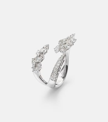 Y-Not 18kt white gold ring with diamonds | Yeprem