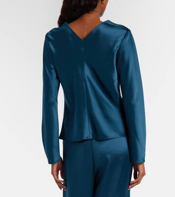 Barb satin top | Leset