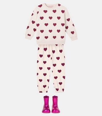 Printed cotton-blend jersey sweatshirt | Konges Sløjd