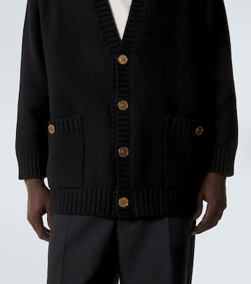 Cardigan DG aus einem Wollgemisch | Dolce&Gabbana