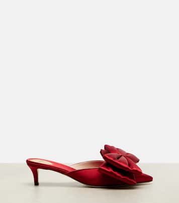 Mules Yolande 45 aus Satin | Valentino Garavani