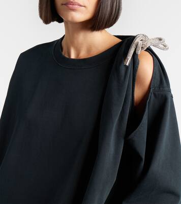 Embellished cotton jersey T-shirt | Area