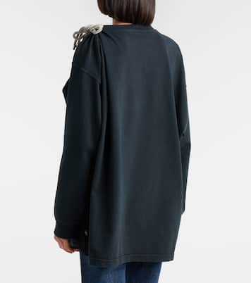 Embellished cotton jersey T-shirt | Area