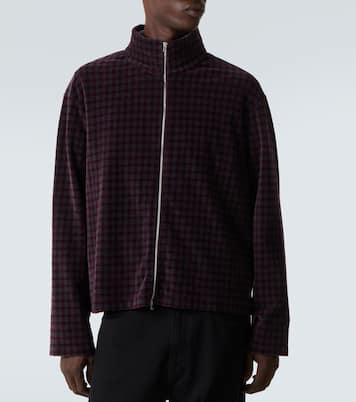 Shrunken cotton-blend velour jacket | Our Legacy