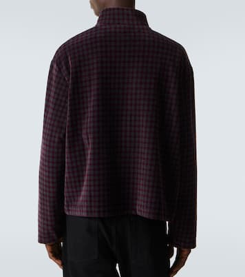 Shrunken cotton-blend velour jacket | Our Legacy
