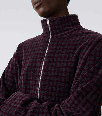 Shrunken cotton-blend velour jacket | Our Legacy