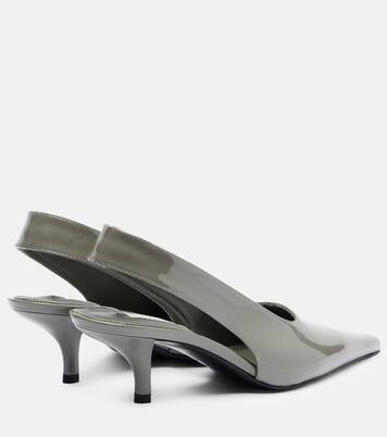 Slingback-Pumps aus Lackleder | Toteme