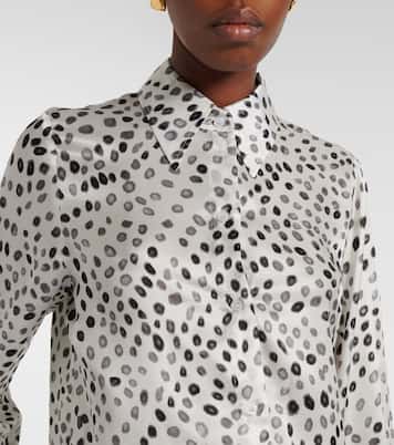 Blusa in raso con stampa | Nina Ricci