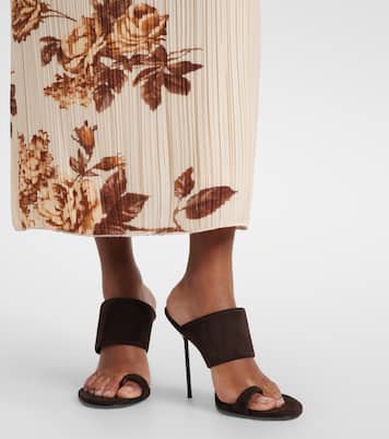 Lidia 105 suede sandals | Paris Texas