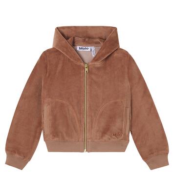 Cotton-blend jersey hoodie | Molo