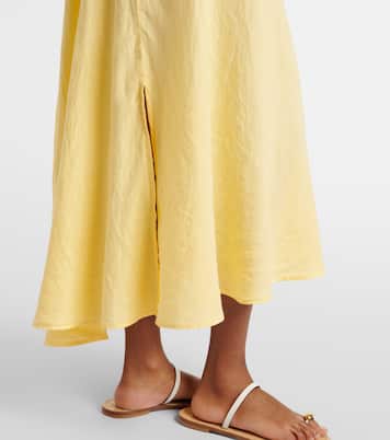 Gonna midi Malina in lino | Velvet