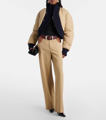 Cutout cotton wide-leg pants | Jean Paul Gaultier