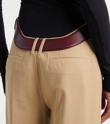 Cutout cotton wide-leg pants | Jean Paul Gaultier