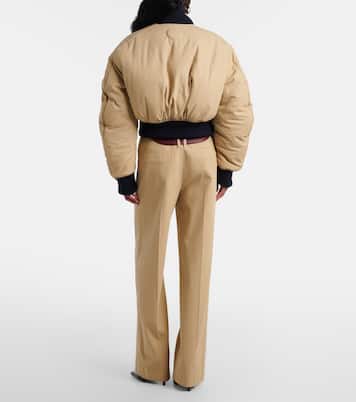 Cutout cotton wide-leg pants | Jean Paul Gaultier