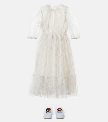 Ballerinas aus Leder mit Tüll | PèPè