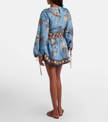 Short Georgie imprimé en lin | Alémais