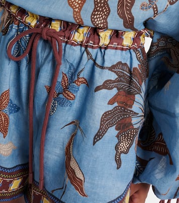 Short Georgie imprimé en lin | Alémais