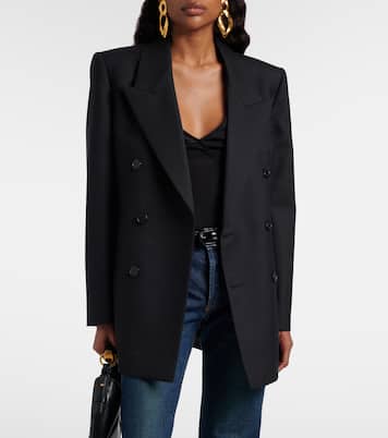 Double-breasted wool blazer | Saint Laurent