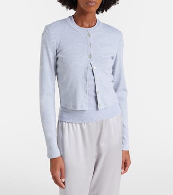 Nando cotton jersey cardigan | Leset