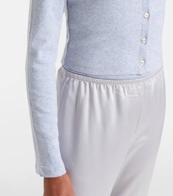 Nando cotton jersey cardigan | Leset