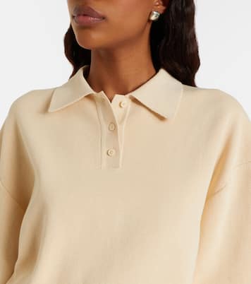 Nola cotton polo sweater | The Frankie Shop