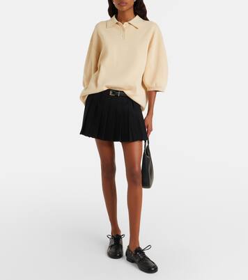 Nola cotton polo sweater | The Frankie Shop