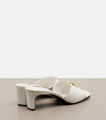 Double G leather mules | Gucci