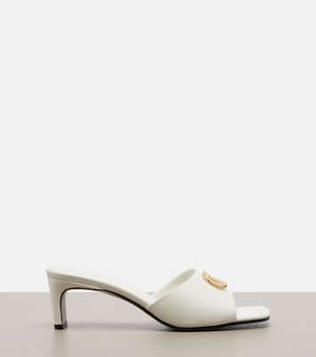 Double G leather mules | Gucci