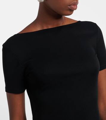 Sole cutout jersey midi dress | Jacquemus