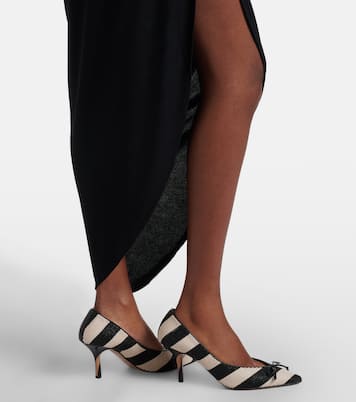 Sole cutout jersey midi dress | Jacquemus