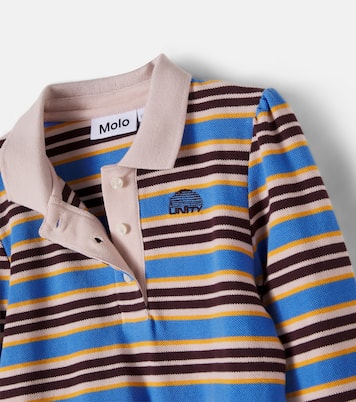 Ravi striped cotton polo shirt | Molo