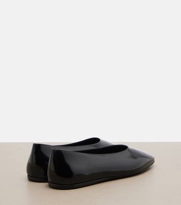 Leather ballet flats | Prada