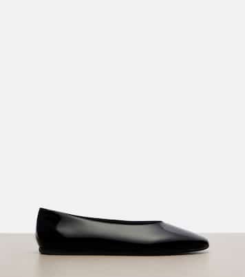 Leather ballet flats | Prada