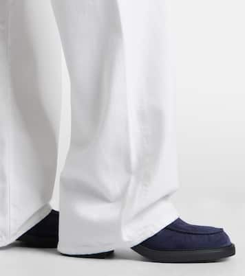 Loafer-Pumps aus Veloursleder | Tod's