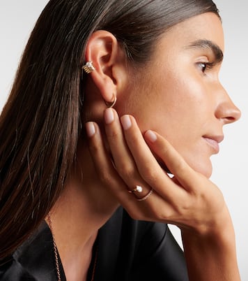 Blast 18kt rose-gold ear cuff with diamonds | Repossi