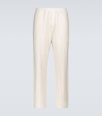 Garment-dyed cotton sweatpants | Prada