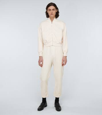 Garment-dyed cotton sweatpants | Prada