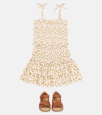 Leo printed cotton crop top | The New Society