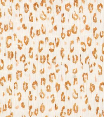 Leo printed cotton crop top | The New Society