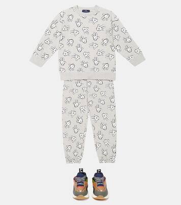 x Disney® sweatshirt and sweatpants cotton set | Stella McCartney Kids