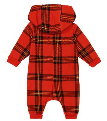 Baby checked cotton onesie | Mini Rodini