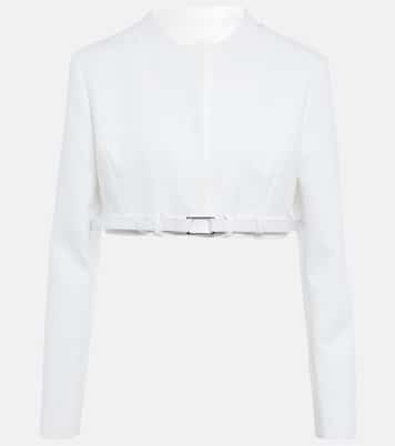 Cropped-Jacke Trompe L’Œil | Coperni