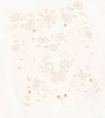Embroidered cotton top | Chloé Kids