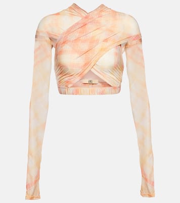 Cropped-Top Anti Cross Over aus Jersey | KNWLS