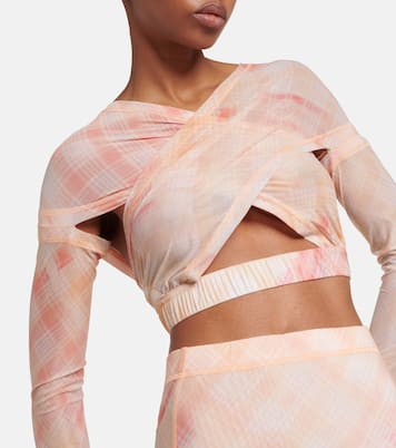 Cropped-Top Anti Cross Over aus Jersey | KNWLS